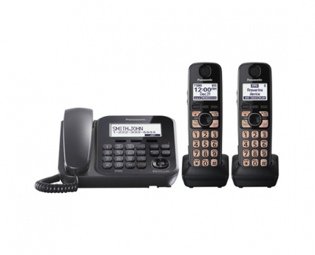 تلفن بی سیم و با سیم پاناسونیک مدل KX-TG4772B